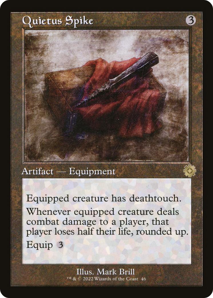 Quietus Spike (BRR-046) - The Brothers' War Retro Artifacts Foil