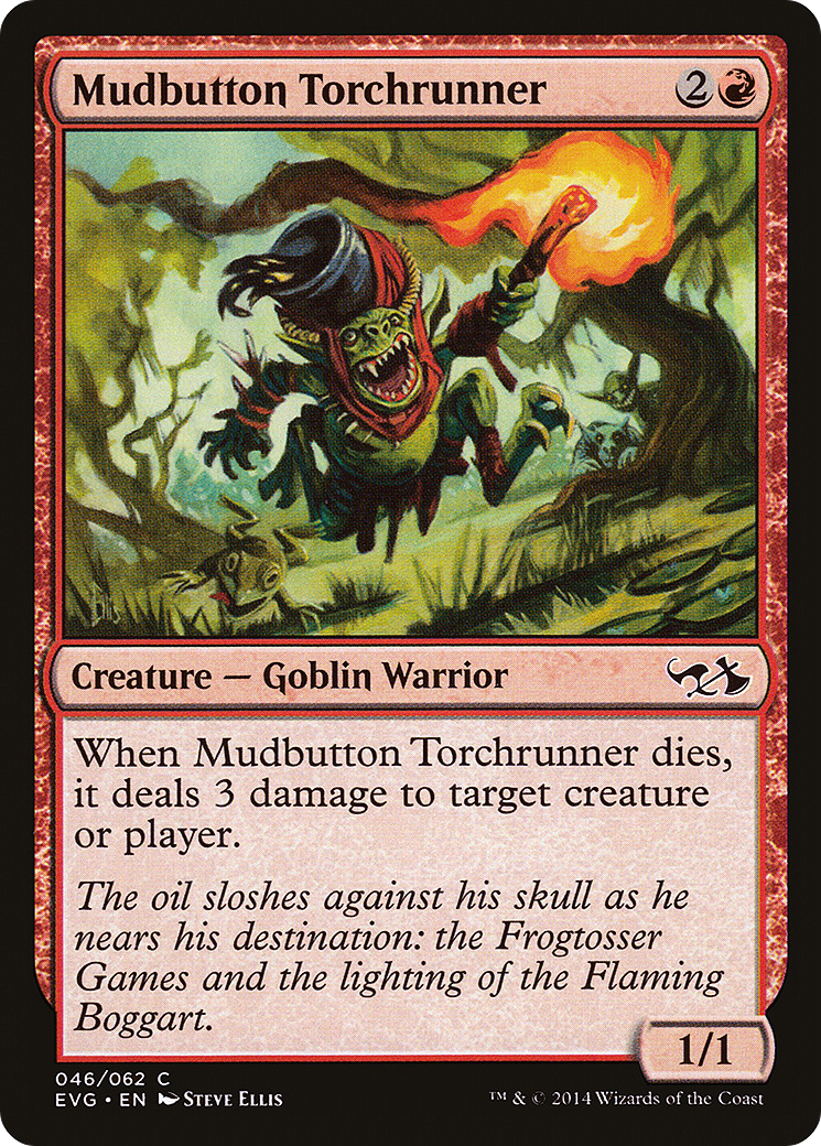 Mudbutton Torchrunner (DD3-) - Duel Decks Anthology: Elves vs. Goblins