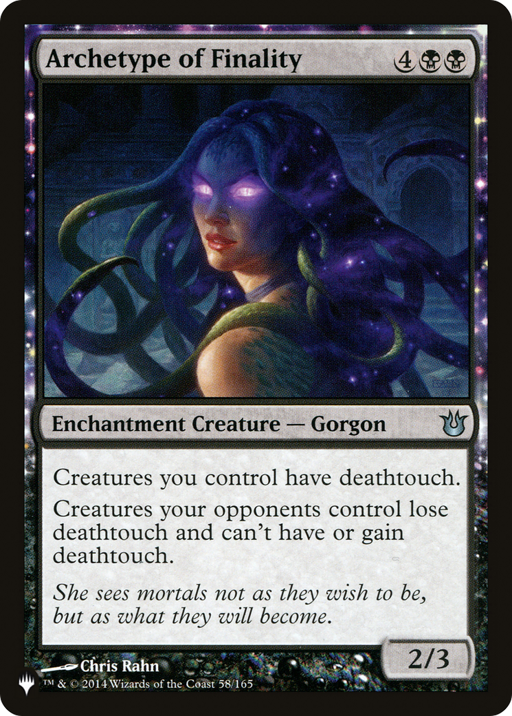 Archetype of Finality (LIST-58/165) - The List: (enchantment)