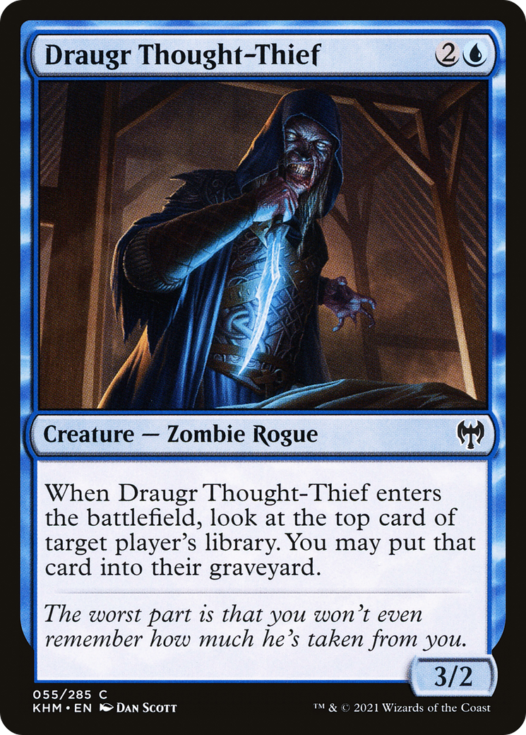 Draugr Thought-Thief (KHM-055) - Kaldheim Foil