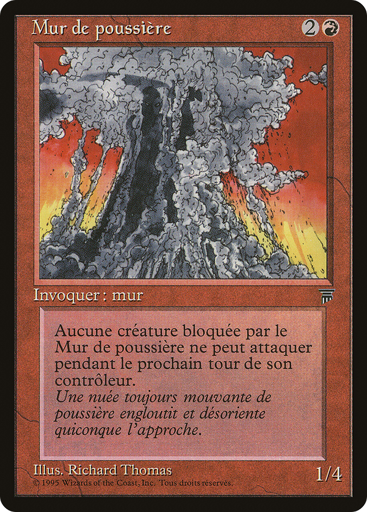 Wall of Dust (French) - "Mur de poussiere" (REN-) - Renaissance
