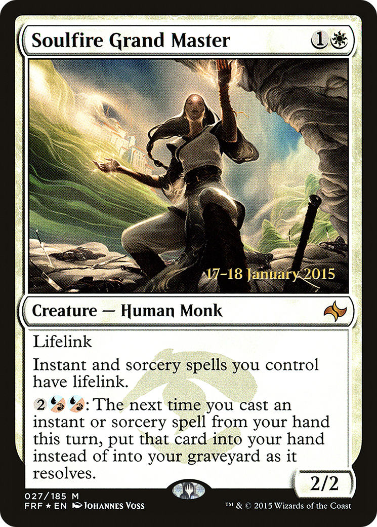 Soulfire Grand Master (PRE-027) - Fate Reforged Promos Foil