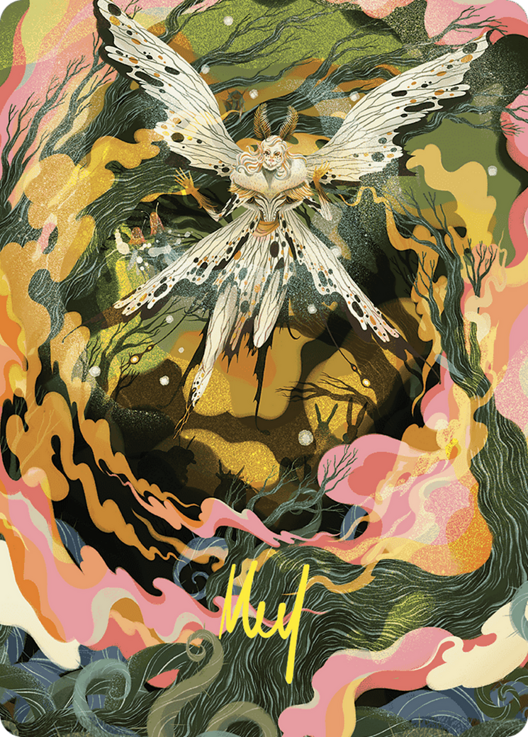 Greater Auramancy // Greater Auramancy (AWOE-061) - Wilds of Eldraine Art Series (Borderless) Foil