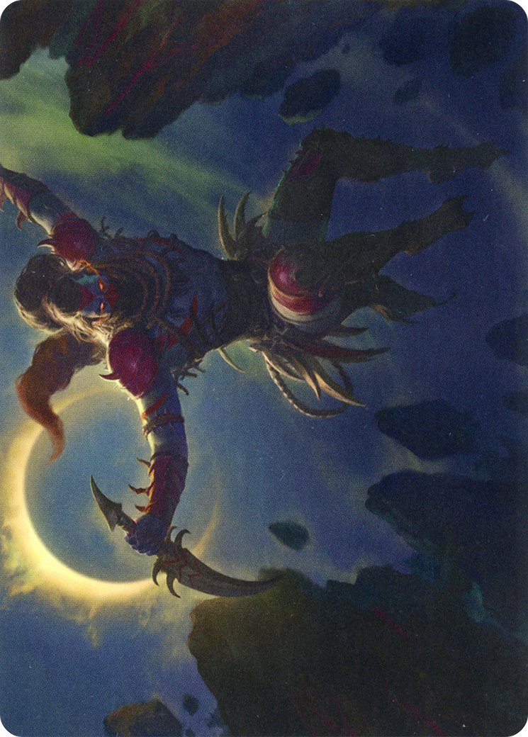 Nighthawk Scavenger // Nighthawk Scavenger (AZNR-058) - Zendikar Rising Art Series (Borderless) Foil