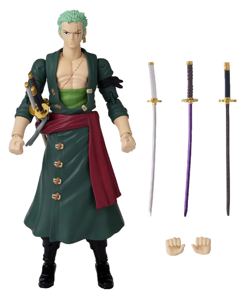 One Piece - Anime Heroes Series: Roronoa Zoro Collectible Figure