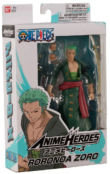 One Piece - Anime Heroes Series: Roronoa Zoro Collectible Figure