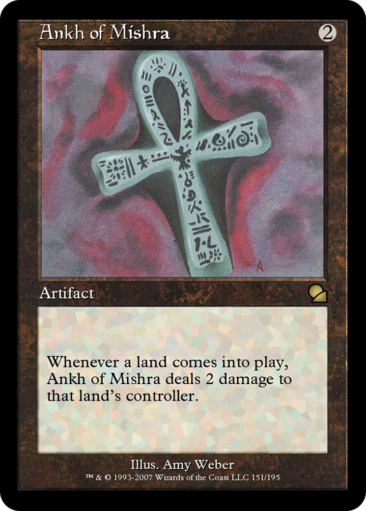 Ankh of Mishra (ME1-151) - Masters Edition Foil