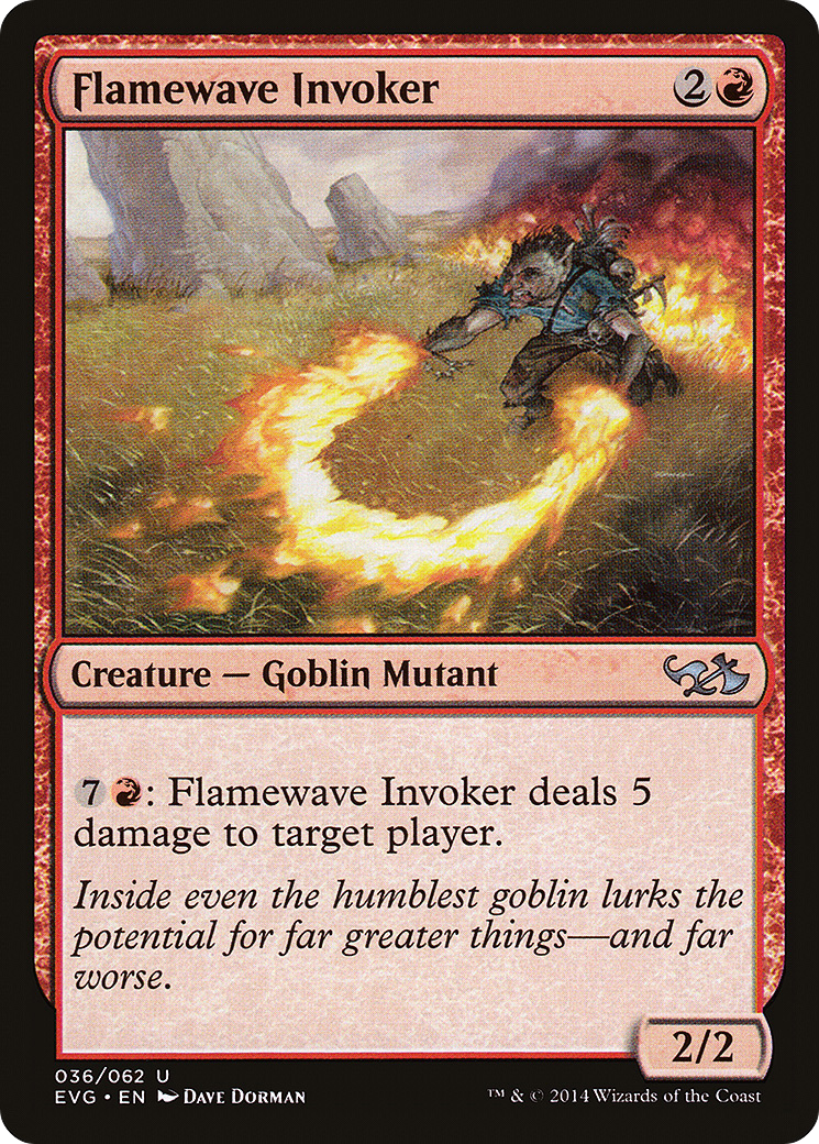Flamewave Invoker (Elves vs. Goblins) (DD3-) - Duel Decks Anthology: Elves vs. Goblins