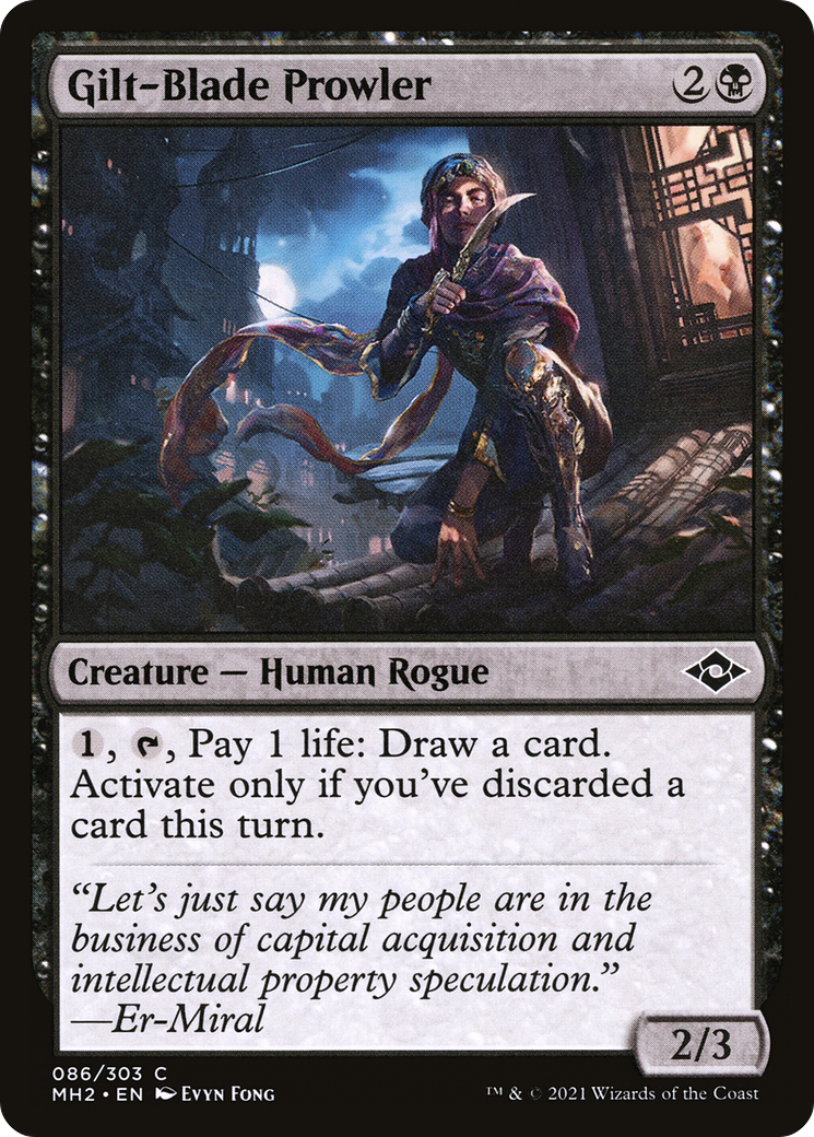 Gilt-Blade Prowler (MH2-086) - Modern Horizons 2 Foil