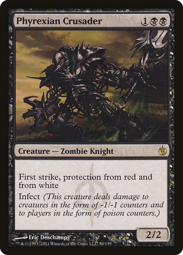 Phyrexian Crusader (MBS-050) - Mirrodin Besieged Foil