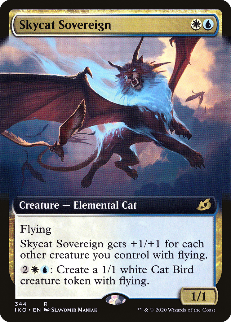 Skycat Sovereign (Extended Art) (IKO-344) - Ikoria: Lair of Behemoths: (Extended Art)