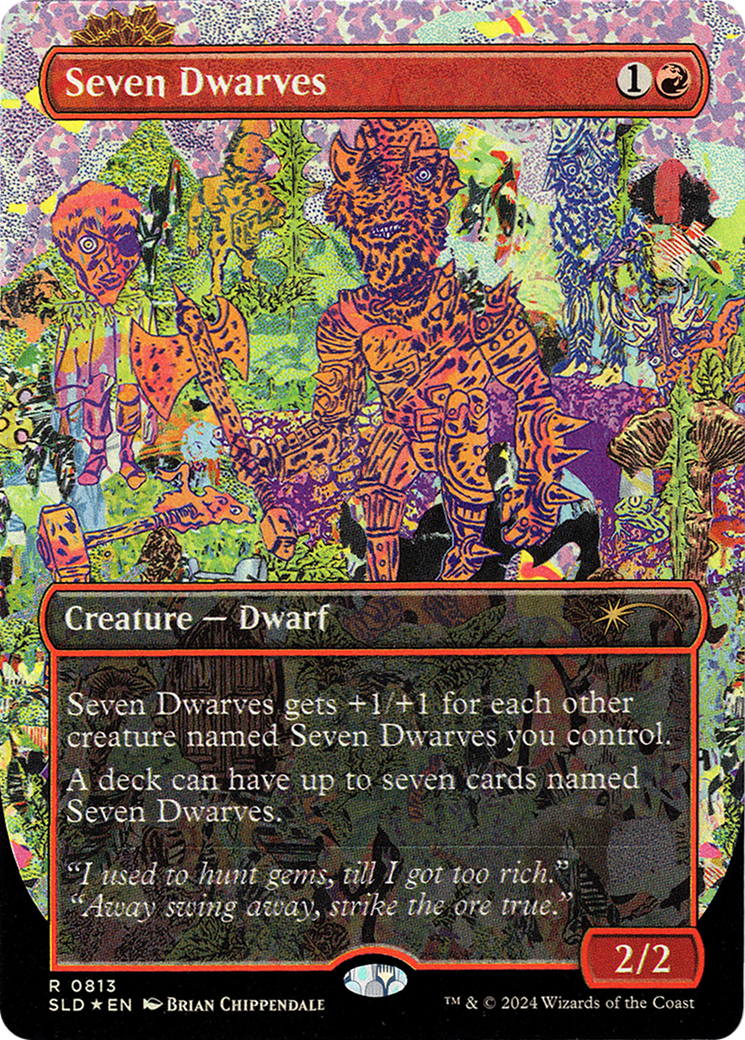 Seven Dwarves (0813) (SLD-813) - Secret Lair Drop (Borderless) Foil