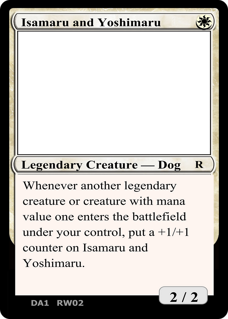 Isamaru and Yoshimaru (UNK-RW02B) - Unknown Event