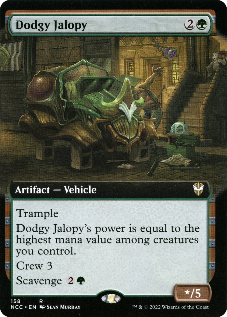 Dodgy Jalopy (Extended Art) (NCC-158) - New Capenna Commander: (Extended Art)