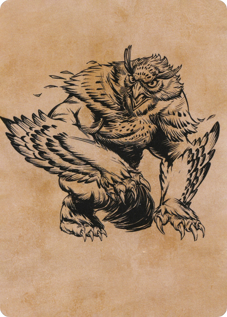 Owlbear // Owlbear (AAFR-076) - Adventures in the Forgotten Realms Art Series (Borderless) Foil
