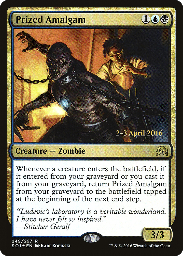 Prized Amalgam (PRE-249) - Shadows over Innistrad Promos Foil