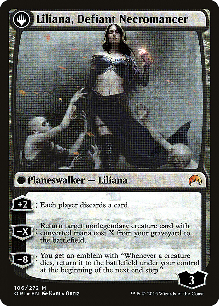 Liliana, Heretical Healer (PRE-106) - Magic Origins Promos: (originpwdfc) Foil