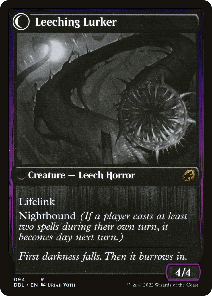 Curse of Leeches (DBL-094) - Innistrad: Double Feature: (Double Faced Transform) Foil