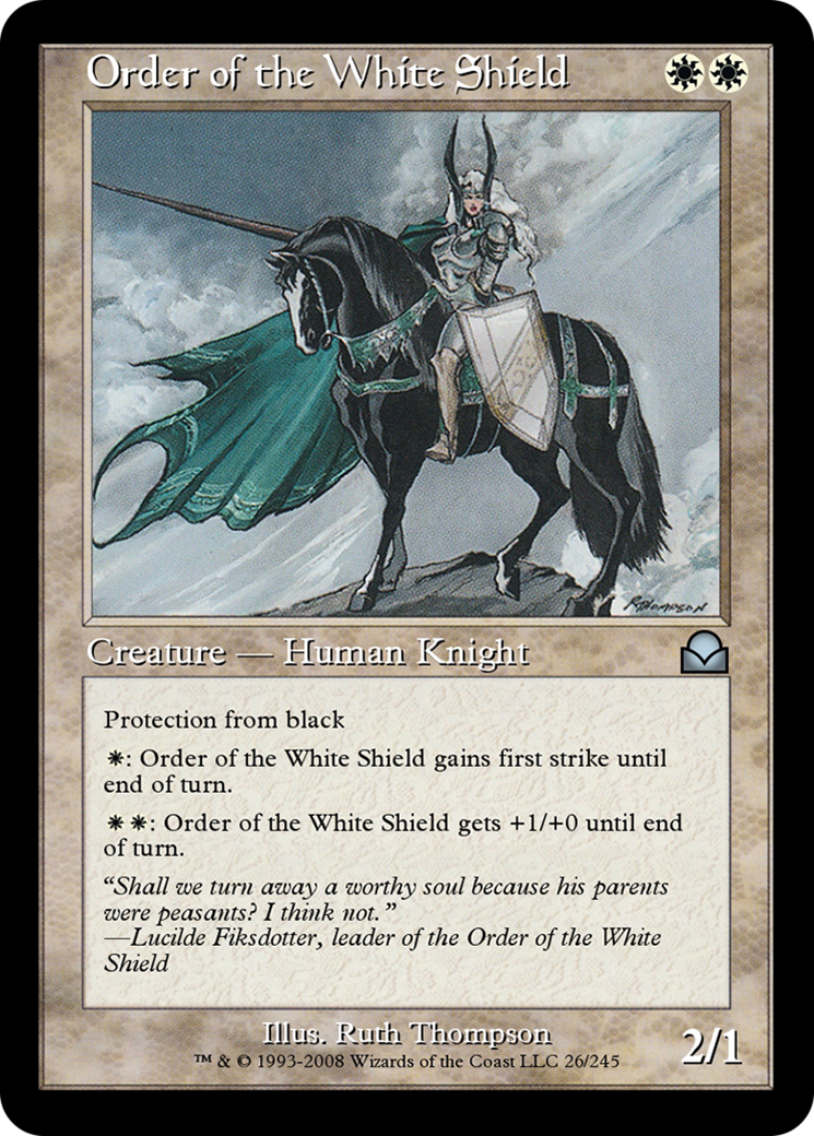 Order of the White Shield (ME2-026) - Masters Edition II