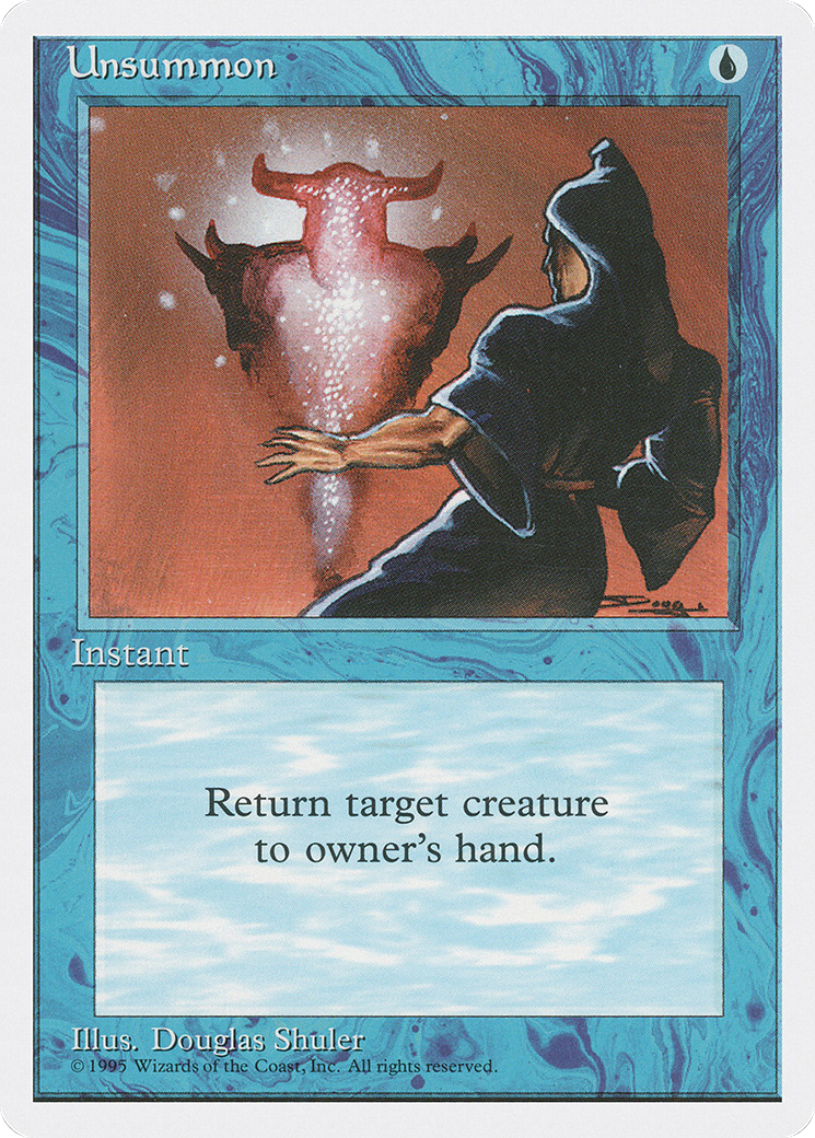 Unsummon (4ED-) - Fourth Edition