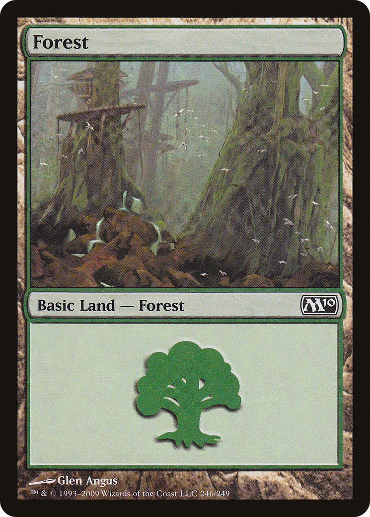 Forest (246) (M10-246) - Magic 2010 Foil