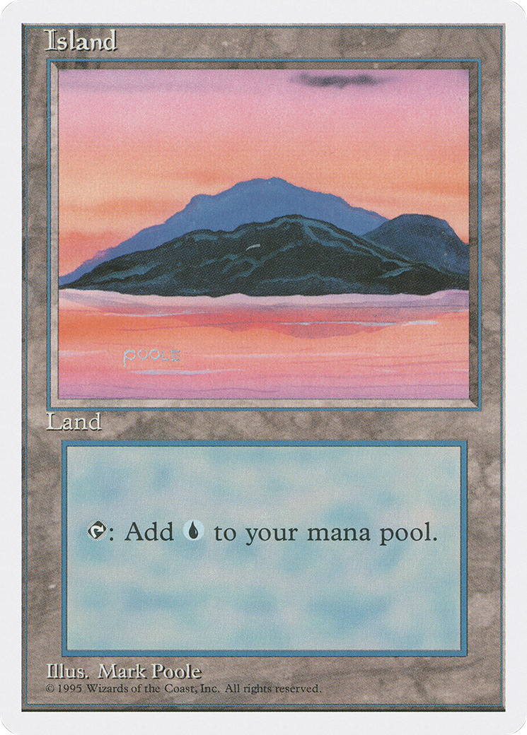 Island (C) (4ED-180) - Fourth Edition