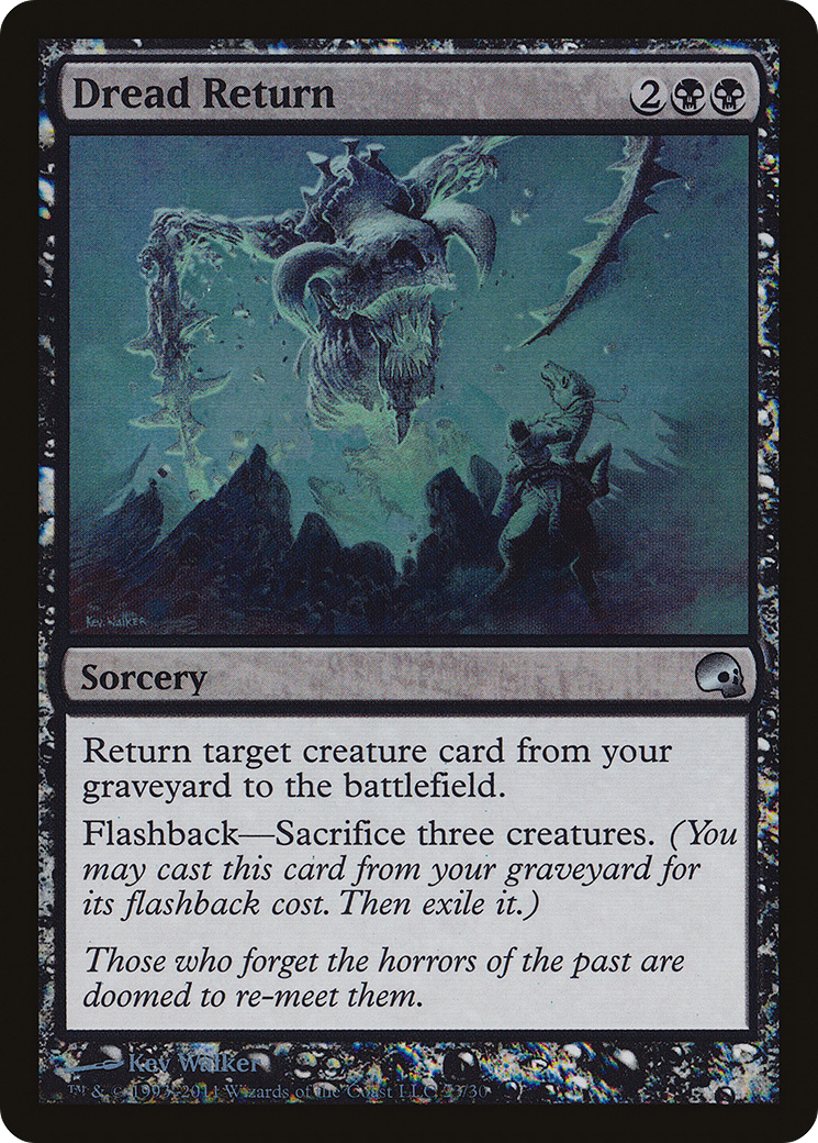 Dread Return (GRV-023) - Premium Deck Series: Graveborn Foil