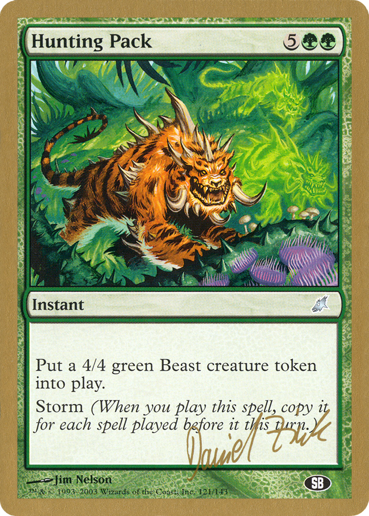 Hunting Pack - 2003 Daniel Zink (SCG) (SB) (WCD-) - World Championship Decks 2003