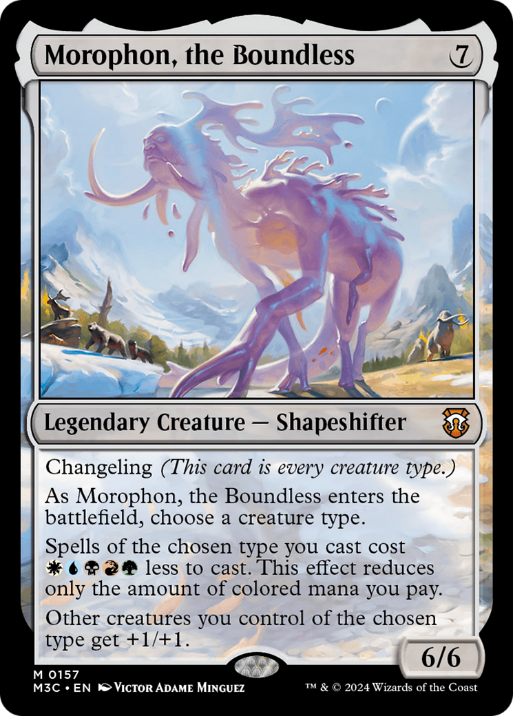 Morophon, the Boundless (M3C-157) - Modern Horizons 3 Commander Foil