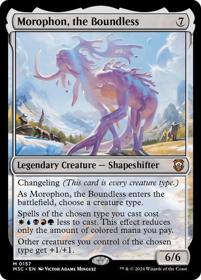 Morophon, the Boundless (M3C-157) - Modern Horizons 3 Commander Foil
