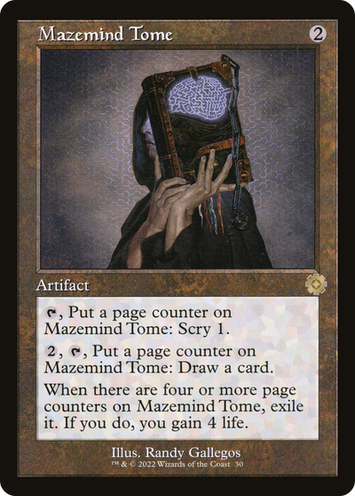 Mazemind Tome (BRR-030) - The Brothers' War Retro Artifacts