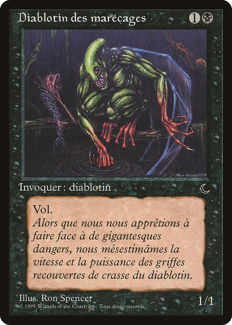 Bog Imp (French) - "Diablotin des marecages" (REN-) - Renaissance