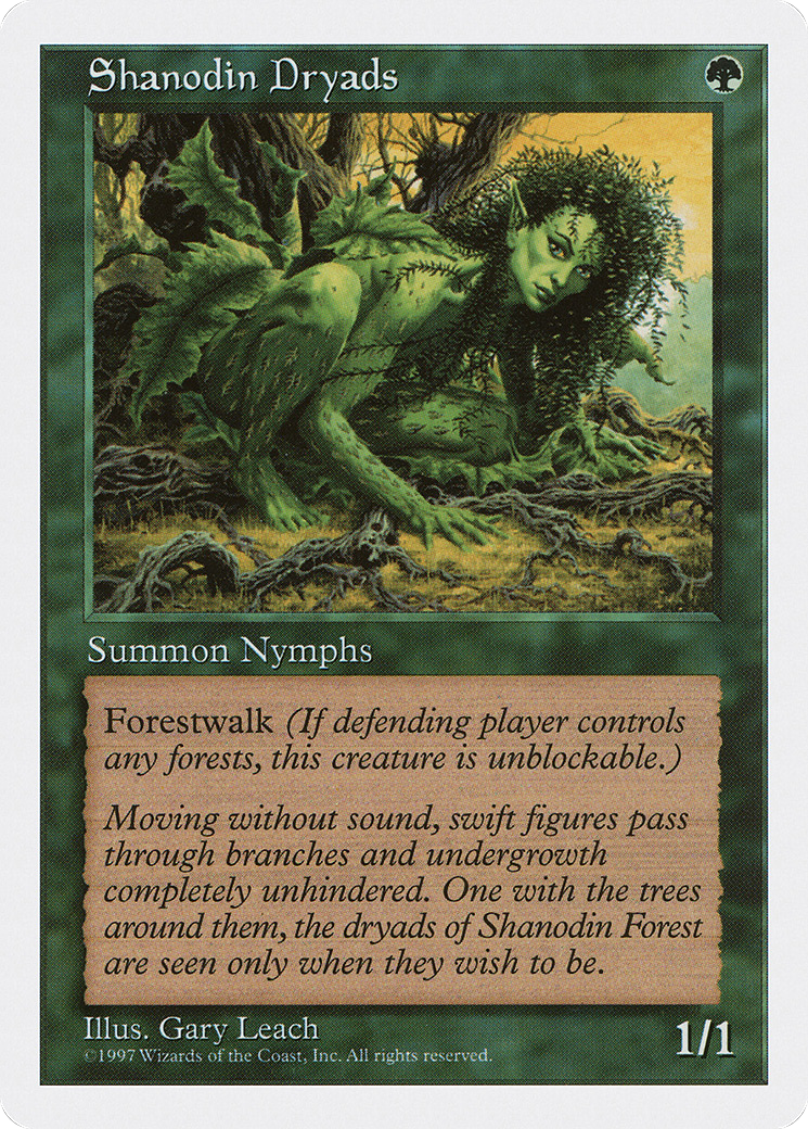 Shanodin Dryads (5ED-) - Fifth Edition