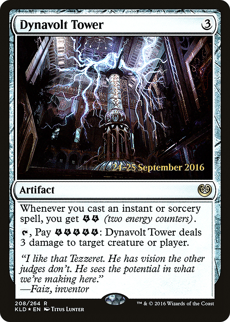 Dynavolt Tower (PRE-208) - Kaladesh Promos Foil