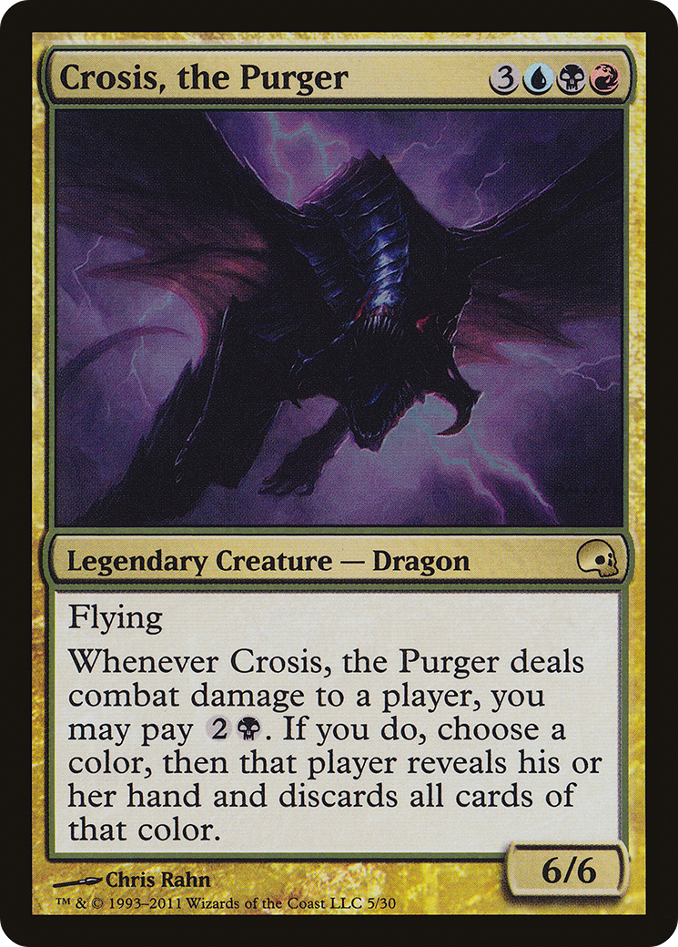 Crosis, the Purger (GRV-005) - Premium Deck Series: Graveborn Foil