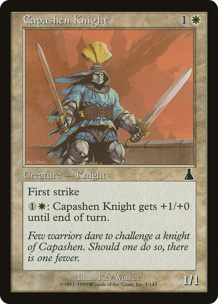 Capashen Knight (UDS-003) - Urza's Destiny