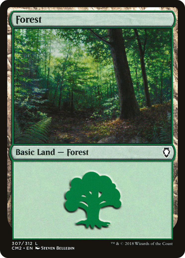 Forest (307) (CM2-307) - Commander Anthology Volume II