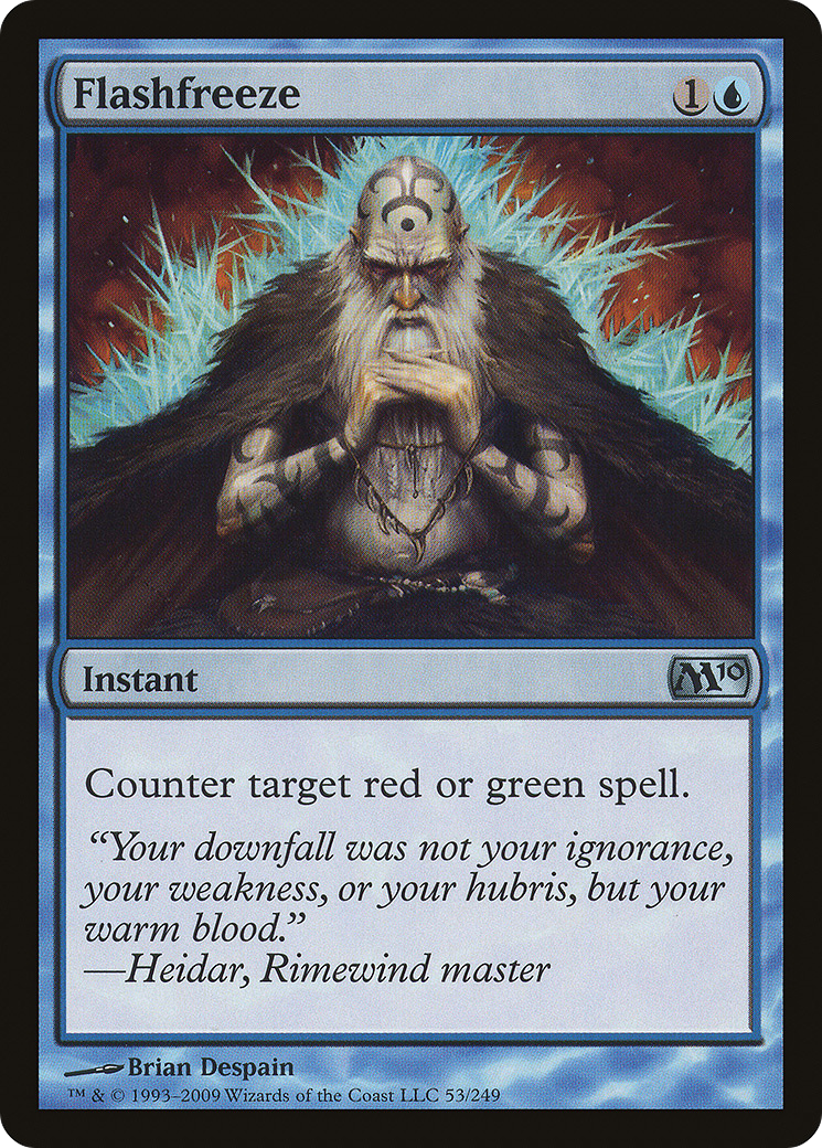 Flashfreeze (M10-053) - Magic 2010 Foil