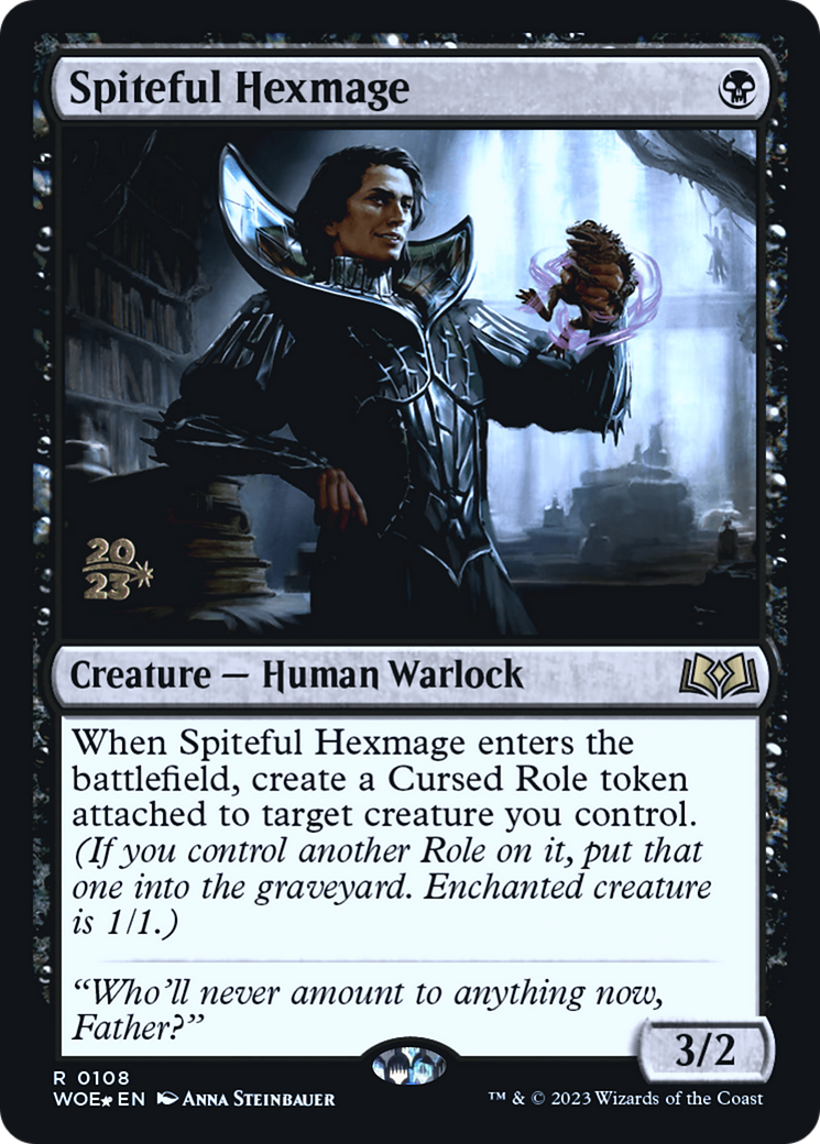 Spiteful Hexmage (PRE-108) - Wilds of Eldraine Promos Foil