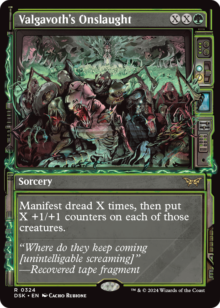 Valgavoth's Onslaught (Showcase) (DSK-324) - Duskmourn: House of Horror: (Showcase)