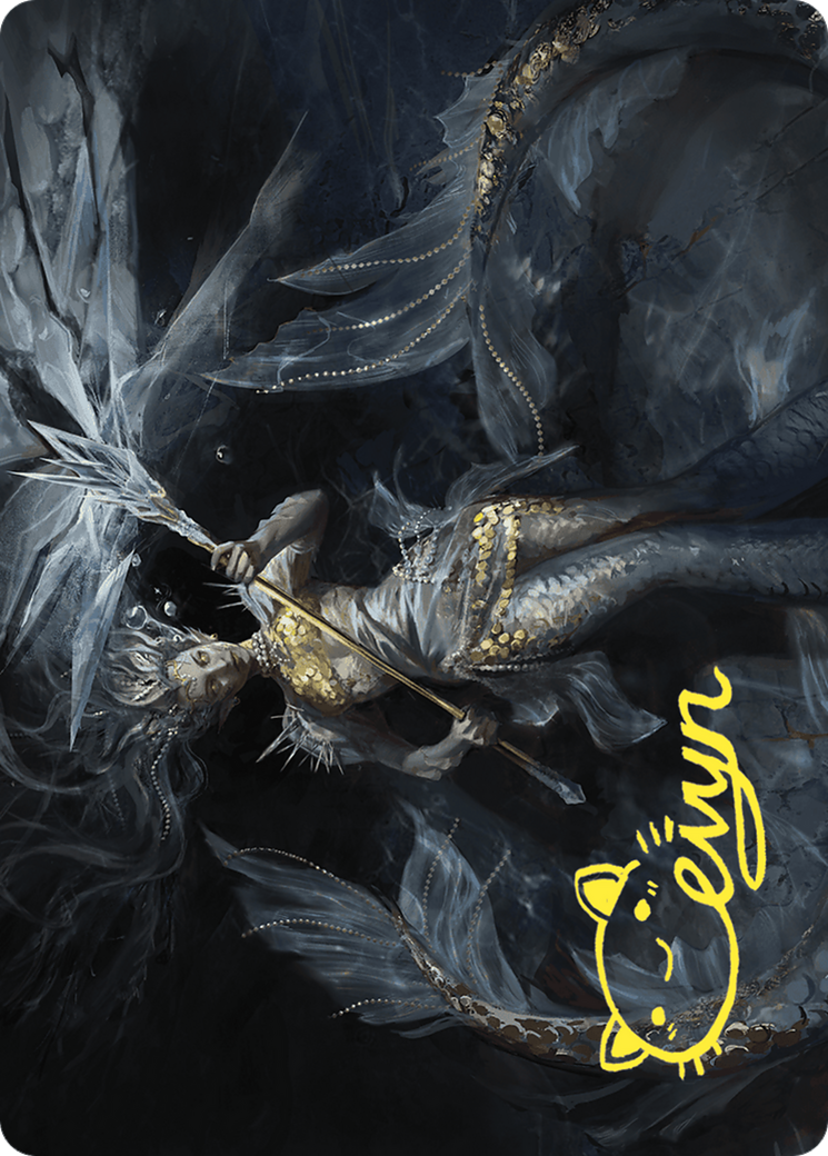 Sharae of Numbing Depths // Sharae of Numbing Depths (AWOE-032) - Wilds of Eldraine Art Series (Borderless)