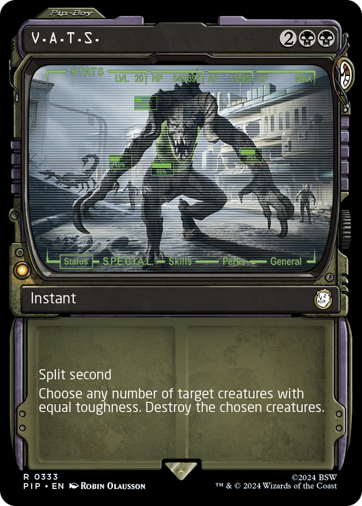 V.A.T.S. (Showcase) (PIP-333) - Fallout: (Showcase) Foil