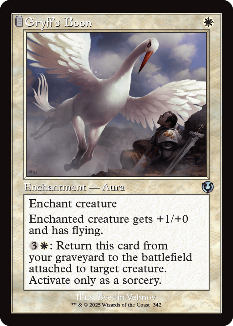 Gryff's Boon (Retro Frame) (INR-342) - Innistrad Remastered Foil