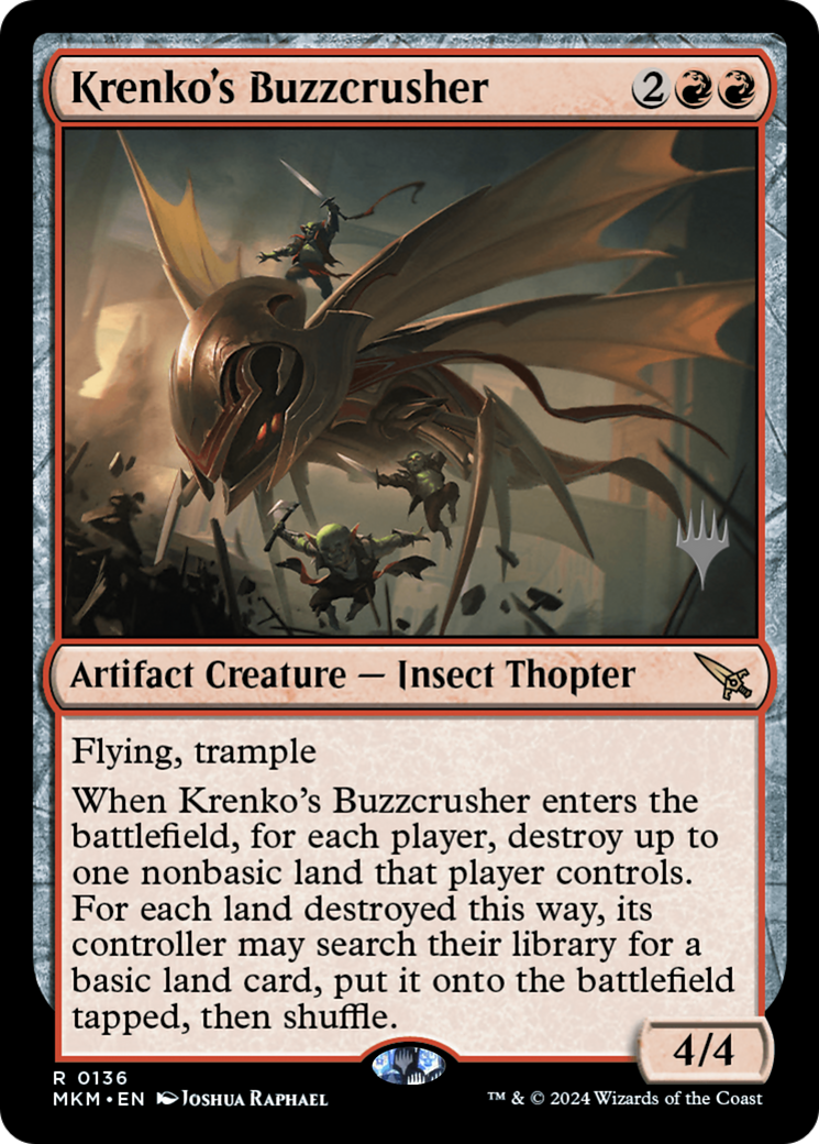 Krenko's Buzzcrusher (PPMKM-136) - Murders at Karlov Manor Promos