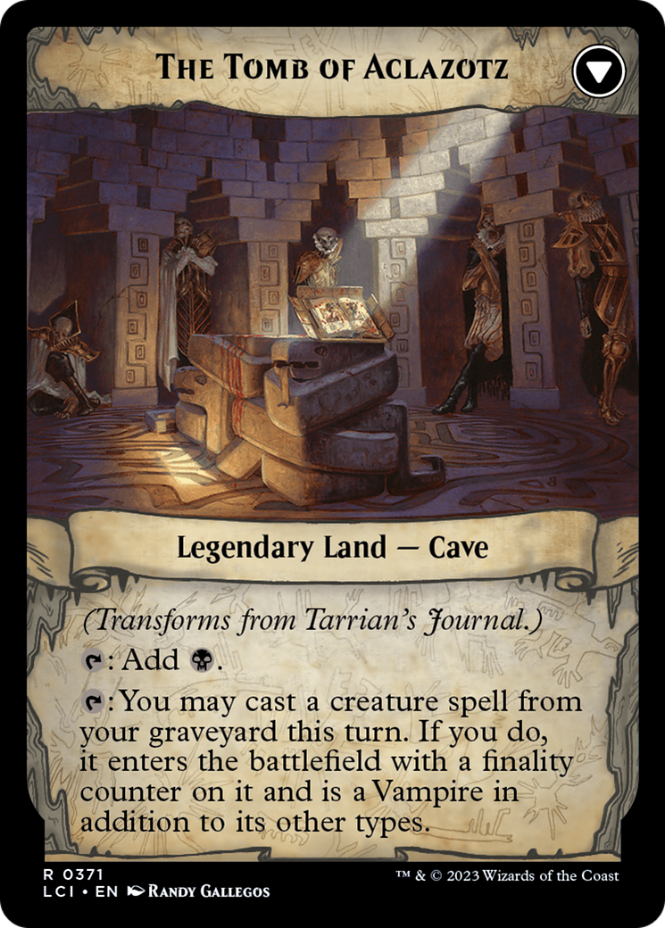 Tarrian's Journal (Extended Art) (LCI-371) - The Lost Caverns of Ixalan: (Extended Art)