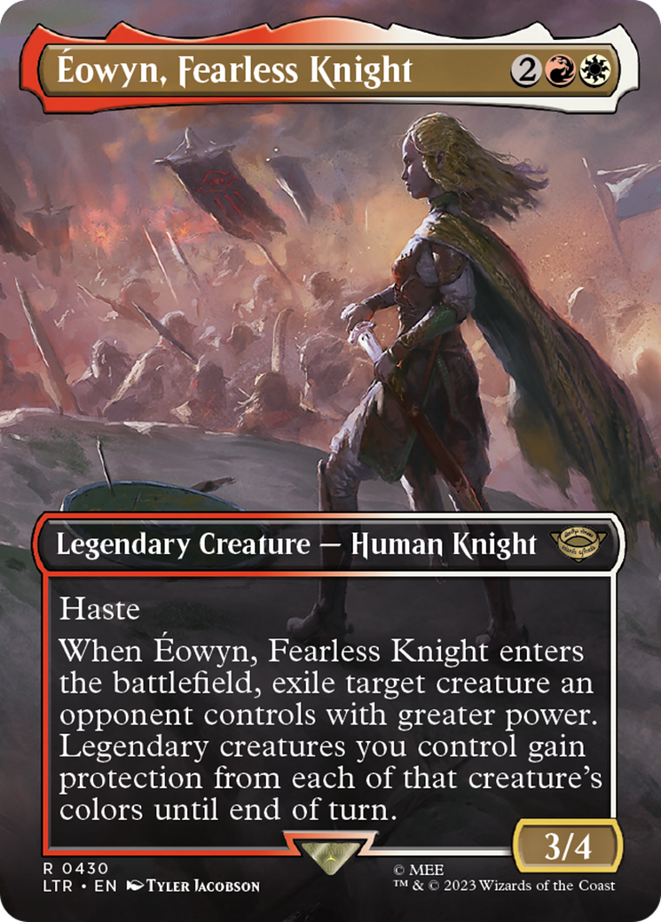 Eowyn, Fearless Knight (Borderless) (LTR-430) - The Lord of the Rings: Tales of Middle-earth (Borderless)