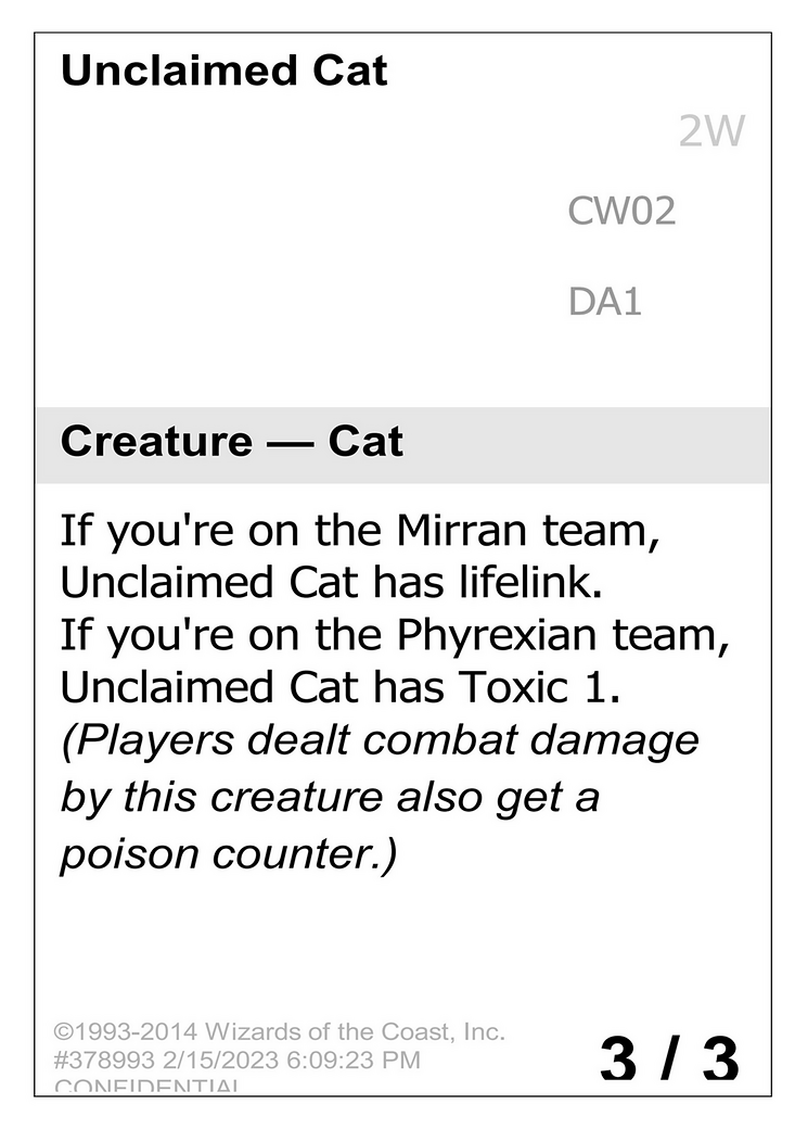 Unclaimed Cat (UNK-CW02) - Unknown Event