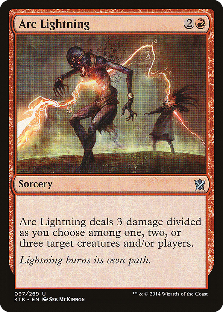 Arc Lightning (KTK-097) - Khans of Tarkir Foil