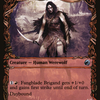 Fangblade Brigand (Showcase) (MID-292) - Innistrad: Midnight Hunt: (Showcase, Double Faced Transform) Foil