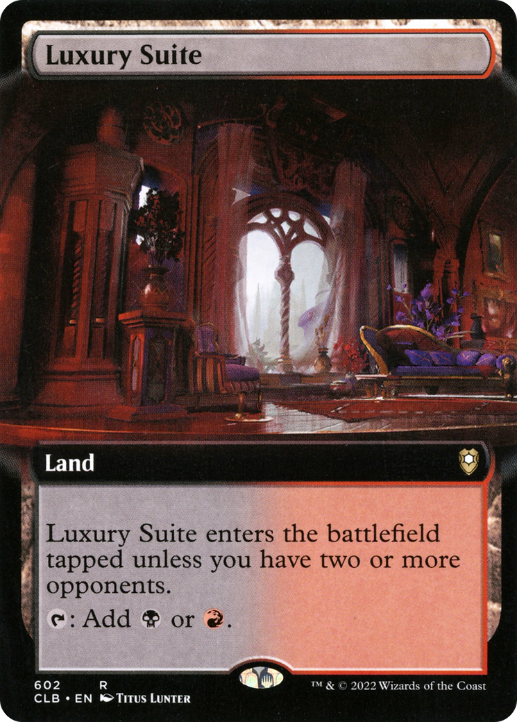Luxury Suite (Extended Art) (CLB-602) - Commander Legends: Battle for Baldur's Gate: (Extended Art)